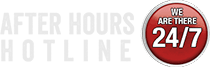 After Hours Hotline button