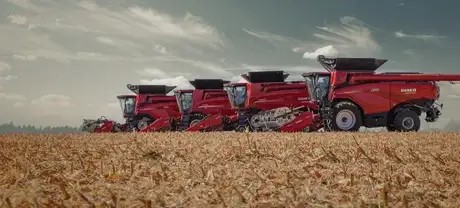 caseih harvesting
