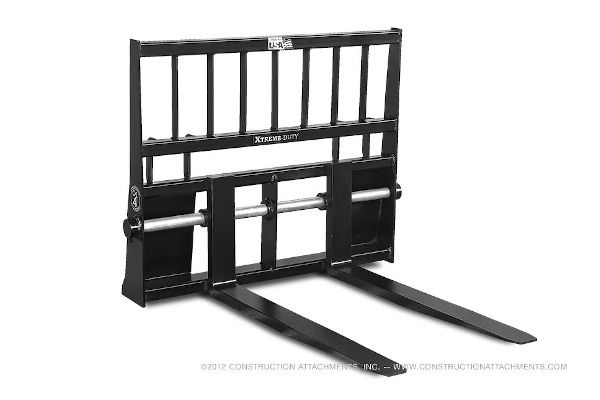 Construction Attachments Inc. Xtreme Duty Shaft Mount Pallet Forks for sale at H&R Agri-Power, Kentucky, Illinois, Tennessee, Alabama, Mississippi and Indiana Construction Attachments Inc. Xtreme Duty Shaft Mount Pallet Forks for sale at H&R Agri-Power, Kentucky, Illinois, Tennessee, Alabama, Mississippi and Indiana