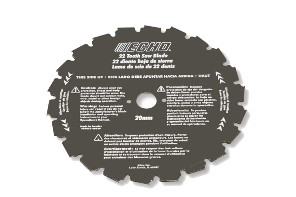 Echo | Blades | Model 22-Tooth Brush Blade - 99944200141 for sale at H&R Agri-Power, Kentucky, Illinois, Tennessee, Alabama, Mississippi and Indiana