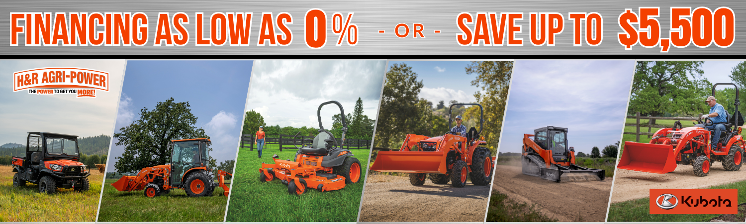 Kubota Banner July August