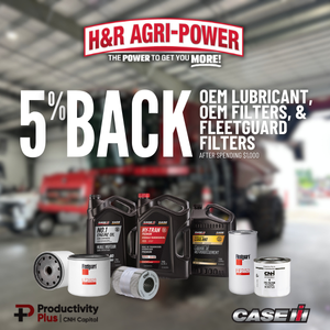 5% BACK ON LUBRICANT & FILTERS