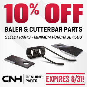 10% OFF BALER & CUTTERBAR PARTS