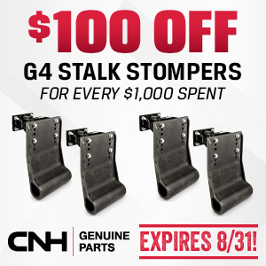 $100 OFF OF G4 STALK STOMPERS
