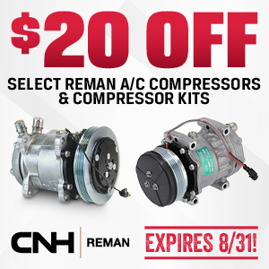 $20 OFF SELECT REMAN A/C COMPRESSORS & COMPRESSOR KITS