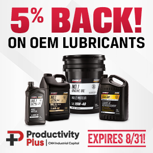 5% BACK ON OEM LUBRICANTS