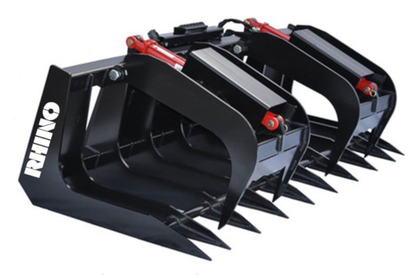 Rhino | Grapples & Pallet Forks | Heavy Duty - Brush Grapples for sale at H&R Agri-Power, Kentucky, Illinois, Tennessee, Alabama, Mississippi and Indiana