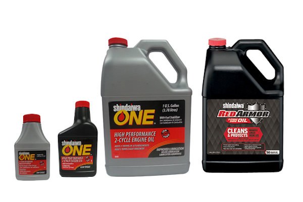 Shindaiwa | New Products | Oils and Lubricants for sale at H&R Agri-Power, Kentucky, Illinois, Tennessee, Alabama, Mississippi and Indiana