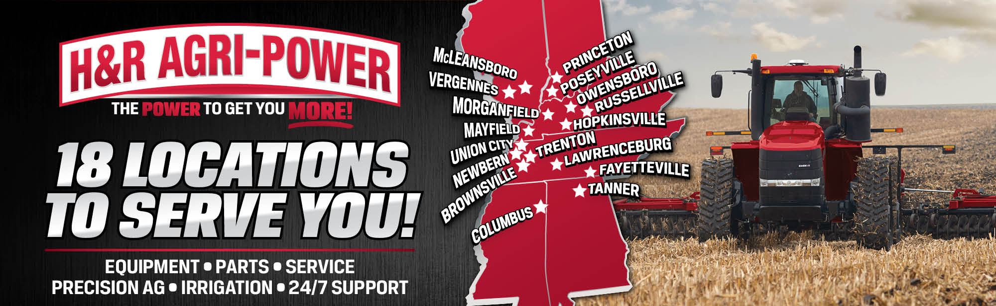 H&R AgriPower service and parts in Kentucky, Illinois, Tennessee, Alabama and Mississippi » H&R