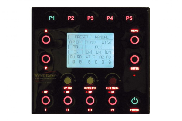 Yetter | Air Adjust Series | 2940 Air Adjust™ In-Cab Controller for sale at H&R Agri-Power, Kentucky, Illinois, Tennessee, Alabama, Mississippi and Indiana