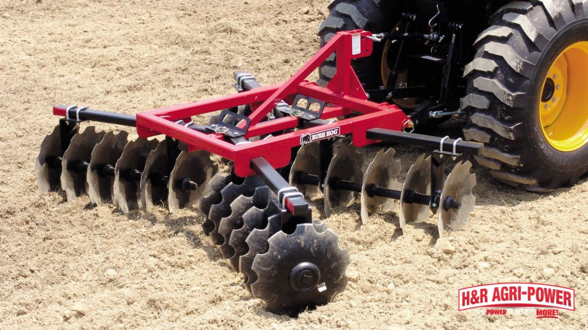 bush hog disc harrow tractor field preparation