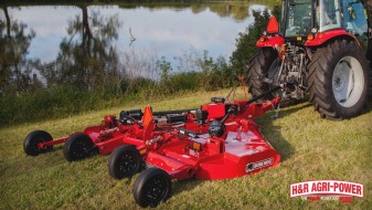 bush hog rotary cutter tractor pond clearing