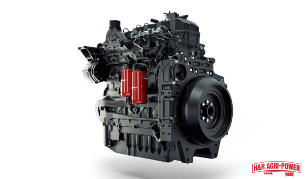 Case IH engine assembly showing key components used for professional diagnostics and repair evaluation