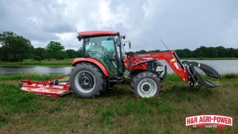 case ih tractor seasonal bush hog pasture