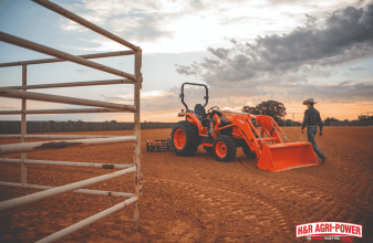 kubota tractor field preparation farm safety
