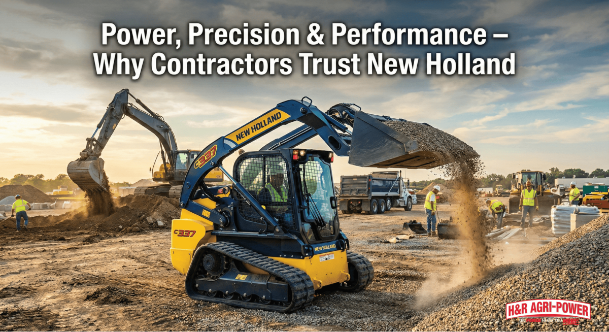 new holland compact equipment jobsite action
