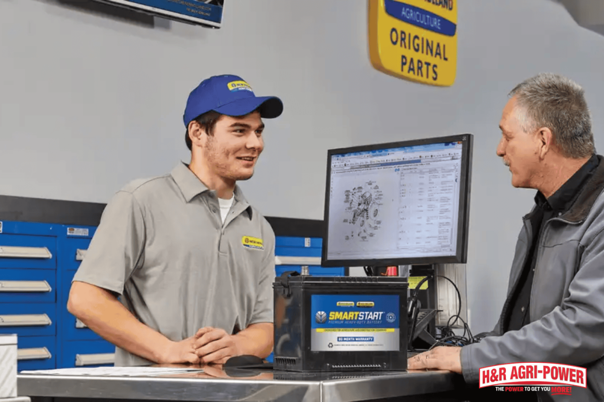 new holland parts service counter customer support