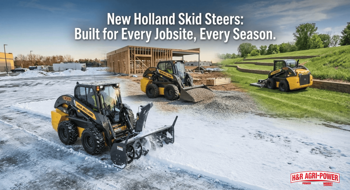 new holland skid steer jobsite versatility