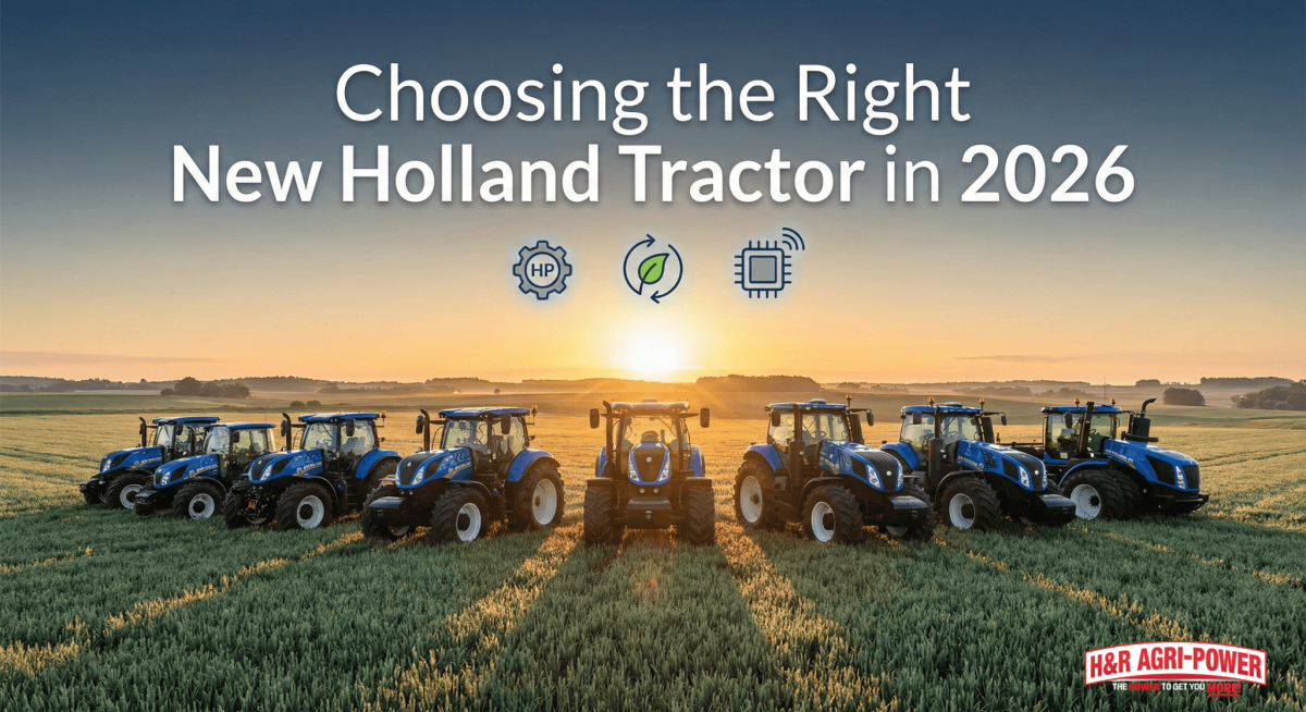 new holland tractors 2026 lineup field