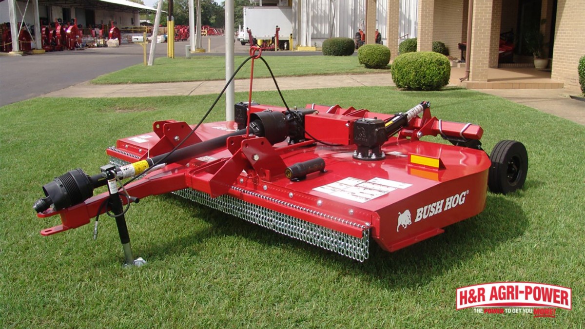 red bush hog rotary cutter small farm
