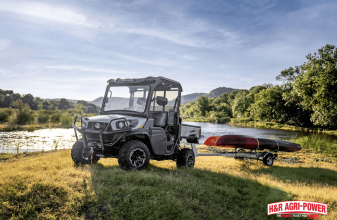 utility vehicle towing trailer kentucky farm