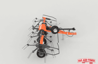 kubota te4052t hay tedder