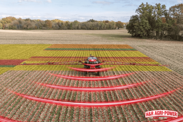 Smart spraying system using GPS and variable rate technology to apply crop inputs precisely across different field zones